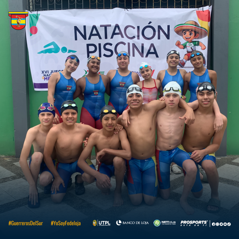 NATACIÓN CERRÓ SU PARTICIPACIÓN CON 167 PUNTOS JUEGOS NACIONALES DE MENORES MANABÍ 2024