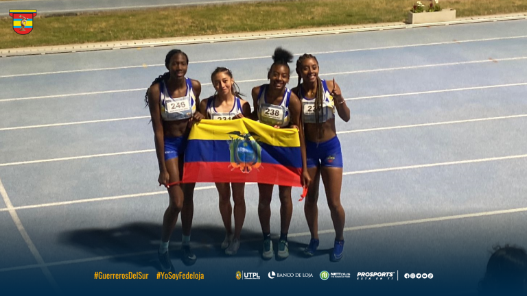 KRISTEL MÉNDEZ CON MEDALLA DE BRONCE EN RELEVOS 4X100 EN CAMPEONATO SUDAMERICANO PREJUVENIL ARGENTINA 2024.-