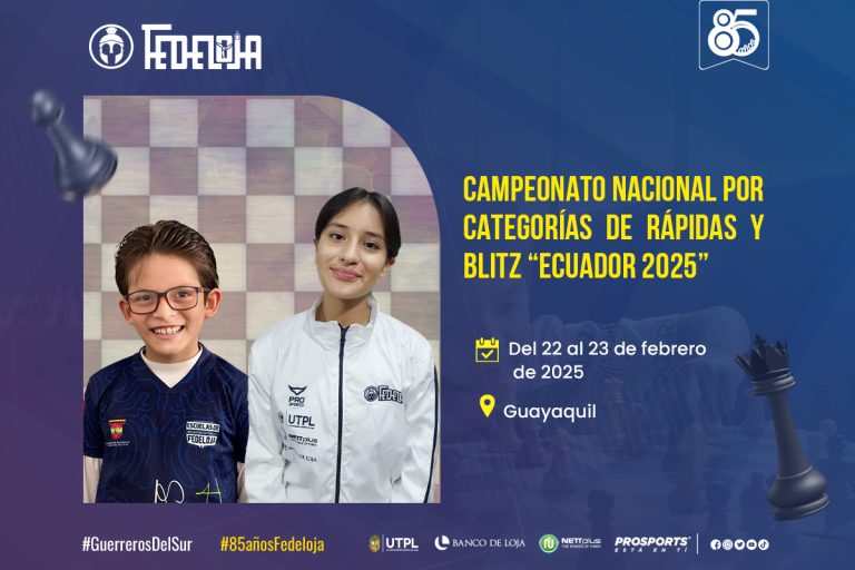 LOJANOS COMPARTEN TABLEROS EN NACIONAL POR CATEGORÍAS 2025.-  