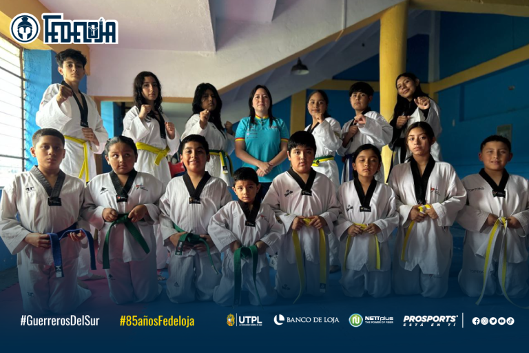 ESCUELA DE INICIACIÓN DE TAEKWONDO DE FEDELOJA COMBATEN EN EL I ECUADOR SERIES 2025, RANKING NACIONAL, SEGUNDO CHEQUEO NACIONAL INFANTIL, CADETES, JUNIOR, JUVENIL Y SENIOR.