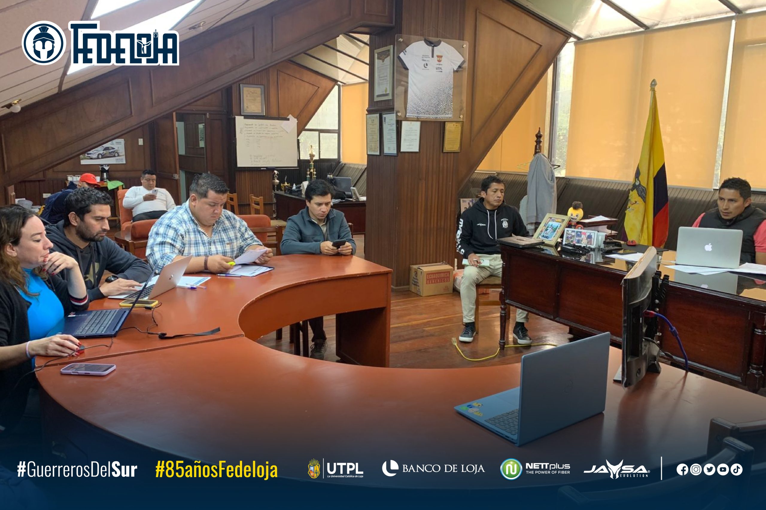 NUEVO DIRECTORIO DE FEDERACIÒN DEPORTIVA PROVINCIAL DE LOJA  PERÍODO JULIO 2025-JULIO 2029 ASUME FUNCIONES.-