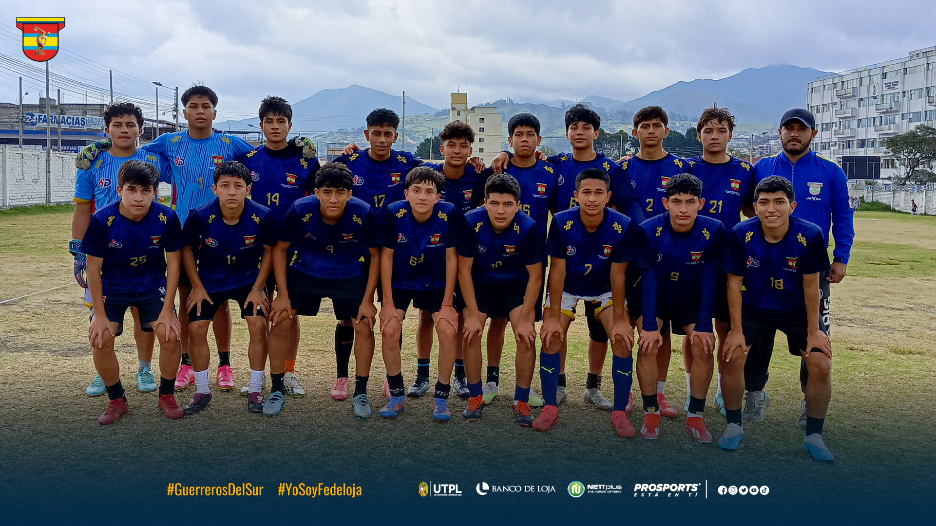 FUTBOLÍSTAS LOJANOS DISPUESTOS A CLASIFICAR A LA FASE FINAL JUEGOS NACIONALES PREJUVENILES 2024.-