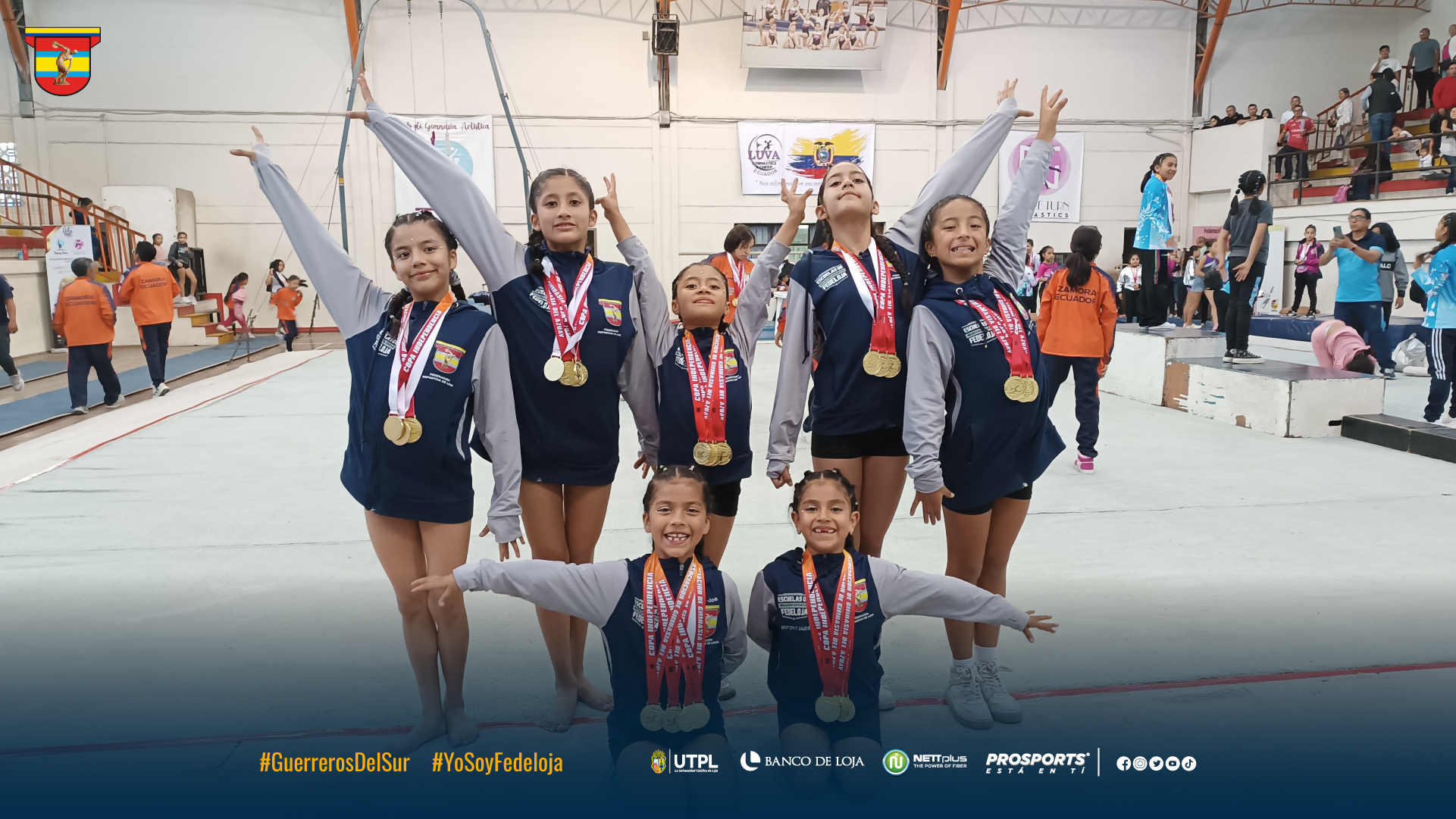 ESCUELA DE GIMNASIA ARTÍSTICA DE FEDELOJA SOBRESALIERON EN EL TORNEO INTERNACIONAL “COPA INDEPENDENCIA” EN CUENCA.-