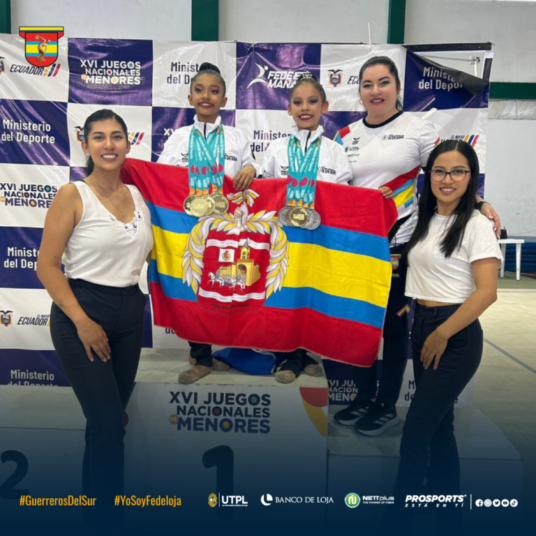 GIMNASIA RÍTMICA CAMPEÓN EN JUEGOS NACIONALES DE MENORES MANABÍ 2024.-
