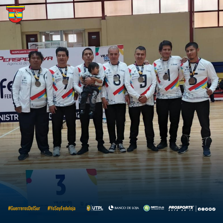 LOJA EN TERCER LUGAR EN JUEGOS NACIONALES DEL DEPORTE ADAPTADO EN LA DISCIPLINA DE GOALBALL.-  
