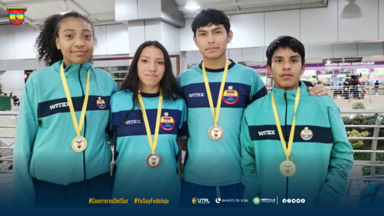 KARATEKAS LOJANOS REGRESAN CON MEDALLAS DEL NACIONAL JUVENIL Y SUB 21 EFECTUADO EN QUITO.-
