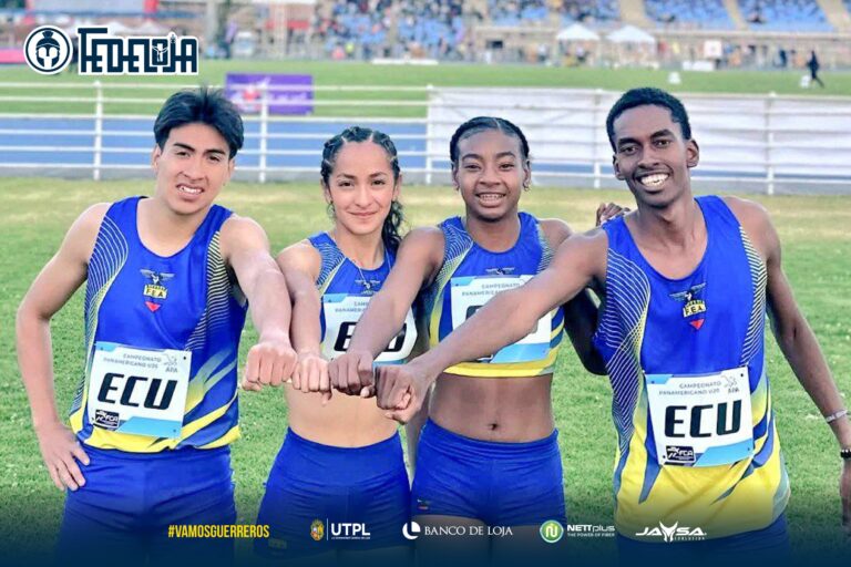 LOJA OBTUVO MEDALLA DE PLATA  EN EL CAMPEONATO PANAMERICANO SUB 20 DE ATLETISMO.