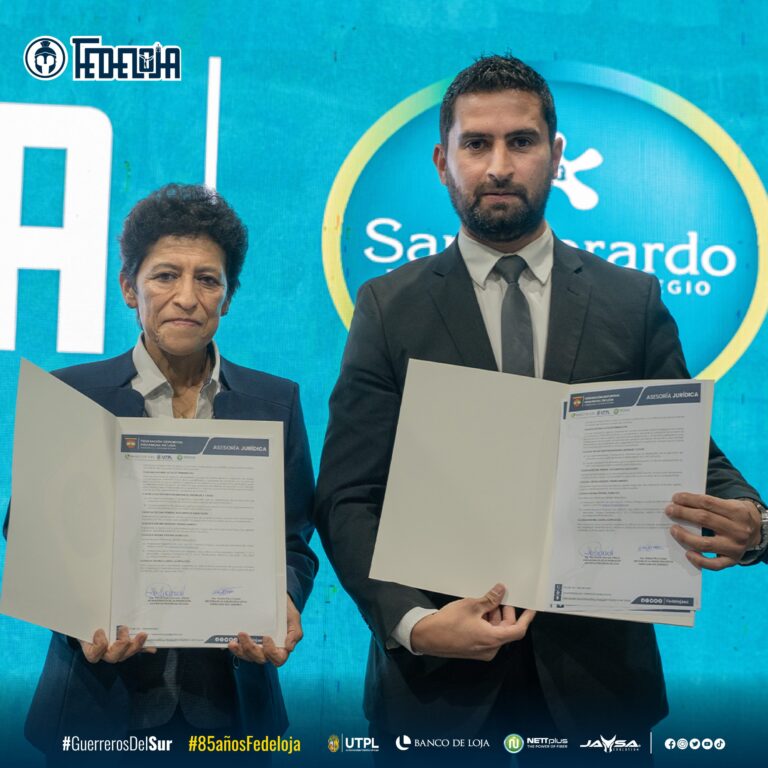 FEDELOJA FIRMA CONVENIO CON LA UNIDAD EDUCATIVA PARTICULAR “ SAN GERARDO”.-