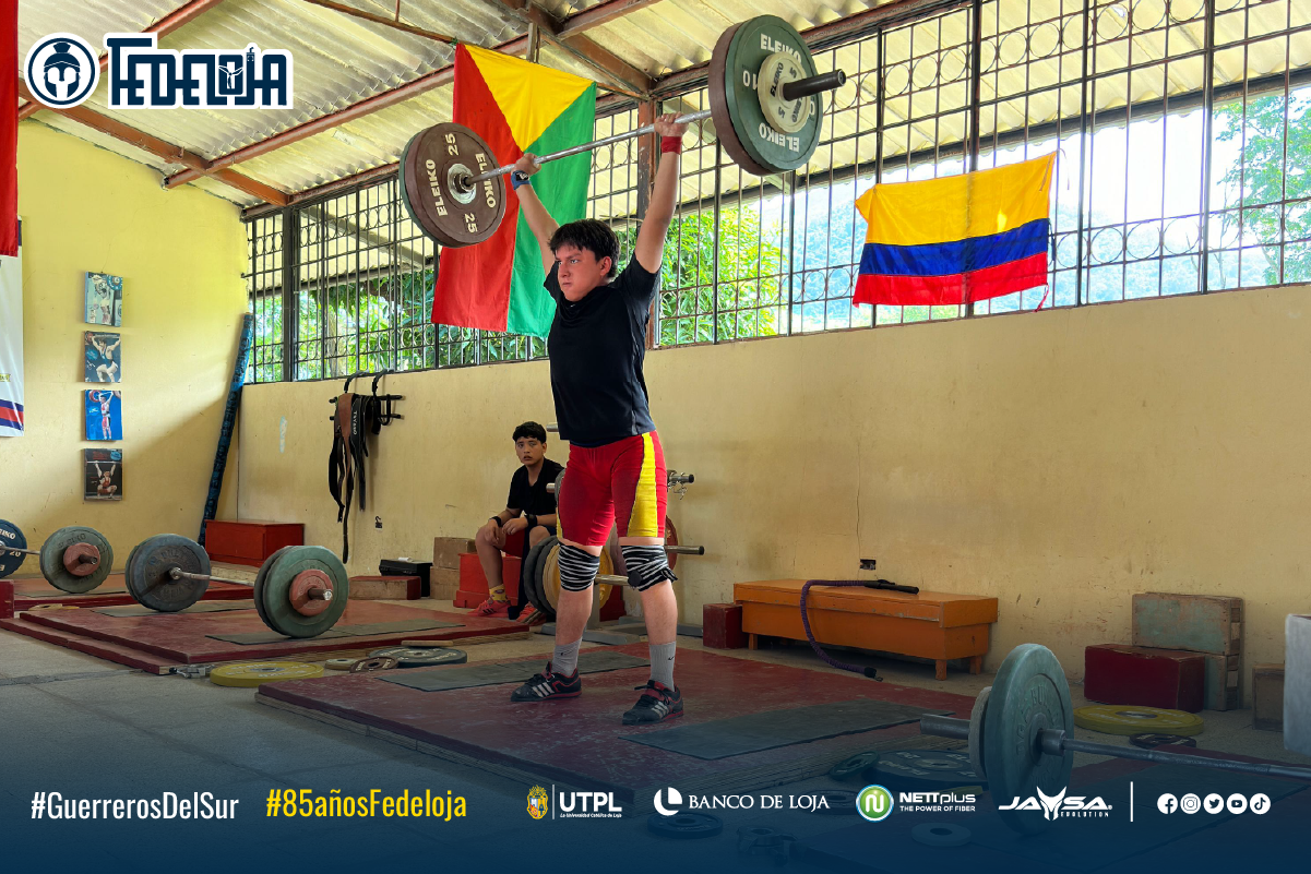 EVALUACIÓN PROVINCIAL DE LEVANTAMIENTO DE PESAS PARA CONFORMAR PRESELECCIÓN DE LOJA JUEGOS NACIONALES DE MENORES 2025.-