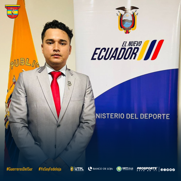 CHRISTOPHER KEVIN SAMANIEGO GUAMÁN, ASUMIÓ LA DIRECCIÓN ZONAL 7 DE DEPORTES.-