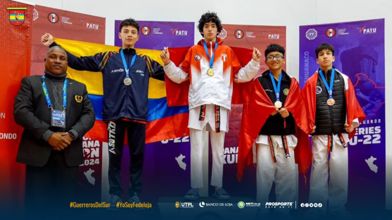 LOJANOS BRILLARON EN LA I COPA PARANAMERICANA DE TAEKWONDO EN PERÚ.-