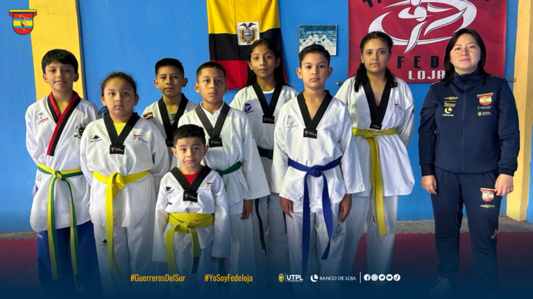 TAEKWONDISTAS LOJANOS CON MEDALLAS EN EL I ECUADOR SERIES 2024.-