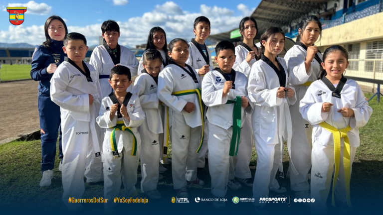 TAEKWONDISTAS DE LA ESCUELA DE INICIACIÓN DE FEDELOJA SE ACTIVAN DEPORTIVAMENTE. Campeonato Deos en Loja.-