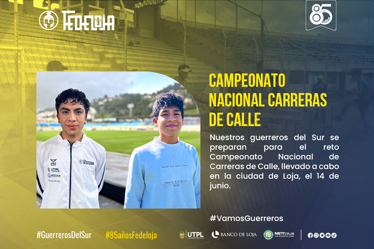 ATLETAS LOJANOS SE PREPARAN PARA EL NACIONAL CARRERA DE CALLE 2025. –