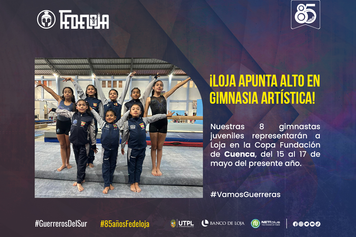 ESCUELA DE INICIACIÒN DE GIMNASIA ARTÍSTICA DE FEDELOJA EN COPA FUNDACIÓN CUENCA. –