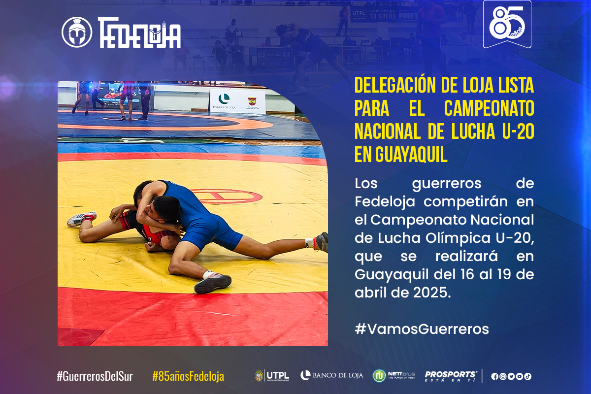 DELEGACIÓN LOJANA DE LUCHA OLÍMPICA CON NUEVO RETO NACIONAL. –