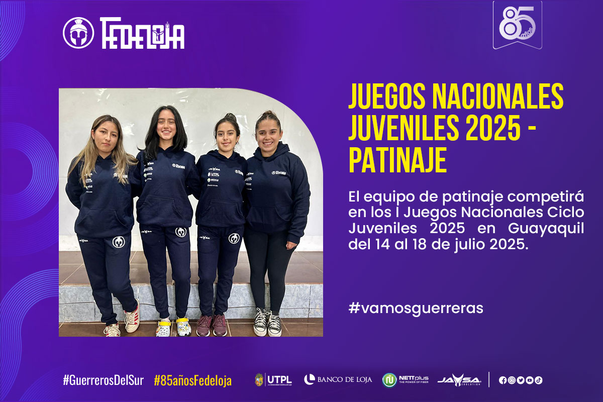 PATINADORES LOJANOS ALISTAN SUS RUEDAS PARA JUEGOS NACIONAL JUVENILES 2025.-