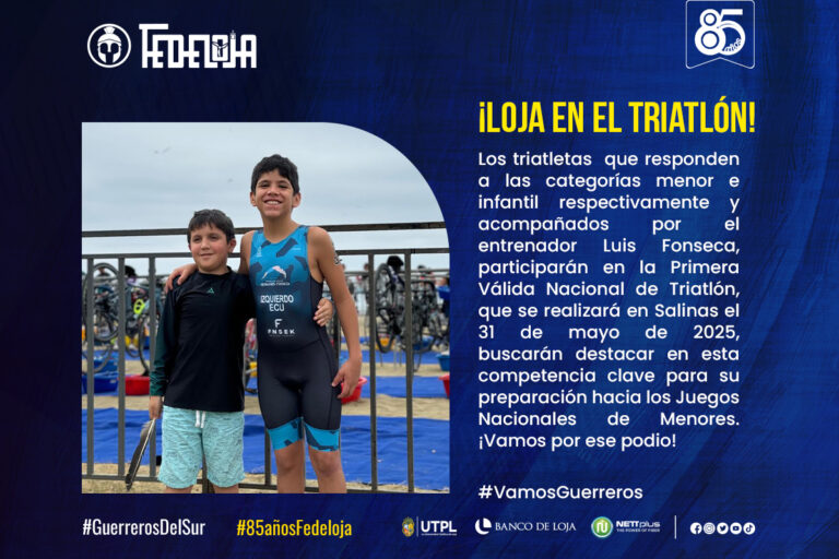 LOJA PRESENTE EN LA I VÀLIDA NACIONAL DE TRIATLON EN SALINAS. –
