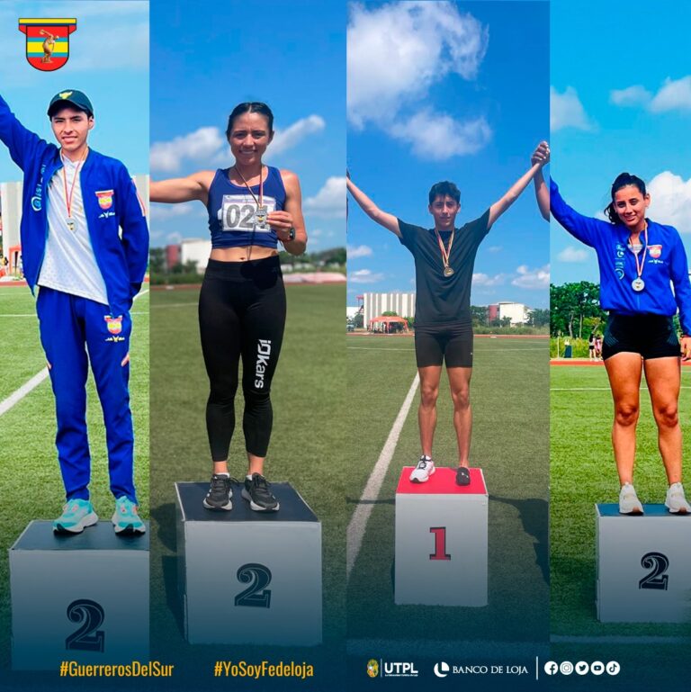 LOJA CON MEDALLAS EN EL NACIONAL DE ATLETISMO EFECTUADO EN GUAYAS