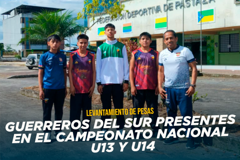Guerreros del Sur competirán en el Campeonato Nacional U13 y U14 de Levantamiento de Pesas